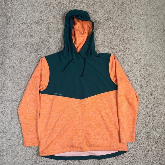 Zero Restriction Tyson Hoodie Men's Medium Orange Performance Golf Outdoor - Picture 1 of 10